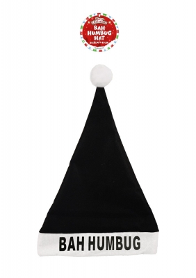 Bah Humbug Adult Christmas Hat