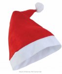 Budget Felt Adult Santa Hat