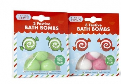 Christmas Bath Bombs ( 3 Pack )