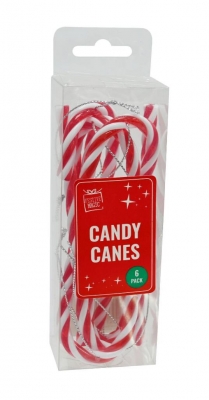 Hang Deco Candy Canes 6 Pack