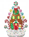 Gingerbread House 82cm x 129cm Airloonz Balloon