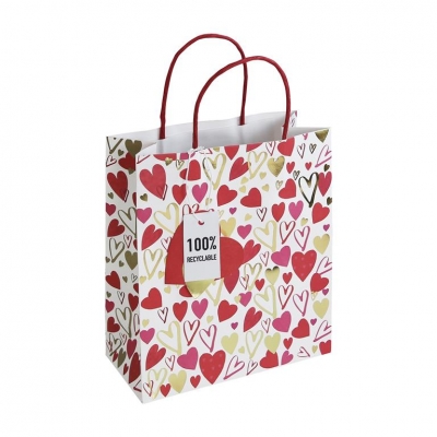 SCATTERED HEARTS MEDIUM BAG