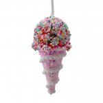 Ice Cream Bauble 7x13cm