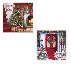 Christmas At Home Card 12pc