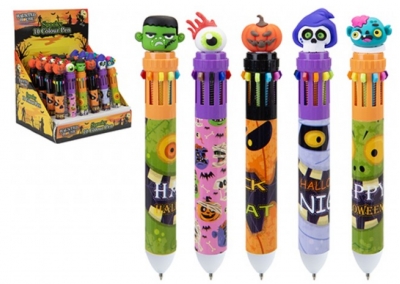 Halloween Colouring Pens 6 Assorted