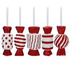 Candy Cane Sweet Christmas Decoration ( Assorted Designs )