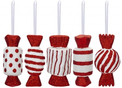 Candy Cane Sweet Christmas Decoration ( Assorted Designs )