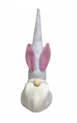 Easter 15" Gonk White Hat Pink Ears