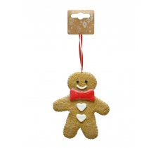 Hang Deco Gingerbread Man Glitter