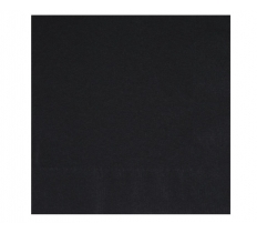 Black Lunch Napkins 20pc