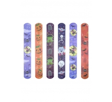 BRACELET SNAP HALLOWEEN 22X3CM x 120PCS (15p EACH)