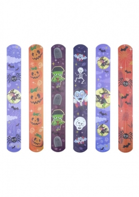 BRACELET SNAP HALLOWEEN 22X3CM x 120PCS (15p EACH)