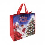 Christmas Traditional Santa Jumbo Square Pp Woven