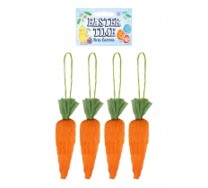 Easter Carrots with Green Paper Rope (6.5cm x 2cm)