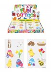 MINI EASTER TEMPORARY TATTOO SHEETS (6 TATTOOS) DESIGNS X 96