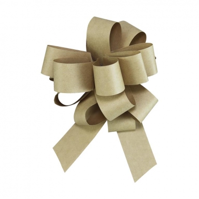 Christmas 2Pk Kraft Pull Bows