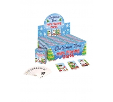 Mini Christmas Playing Cards x 24 ( 22p Each )