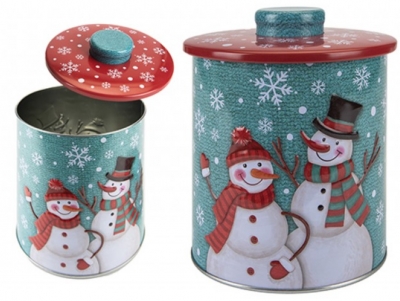 Christmas Biscuit Tin 15.5cm