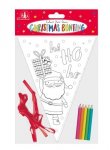 Christmas Activity Colour Your Own Bunting