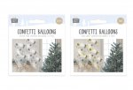 Christmas Star Confetti Balloons ( 5 Pack )