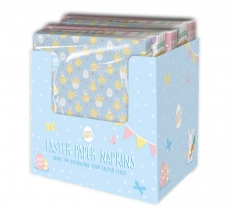 Easter Printed Paper Napkins 20 Pack