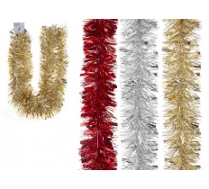 6Ply Thick And Thin Tinsel Red/Gold/Silver