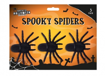 Halloween Spooky Spiders 3 Pack