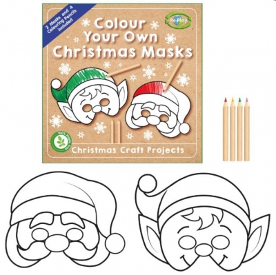 Make Your Own Christmas Masks 29.5cm x 21cm