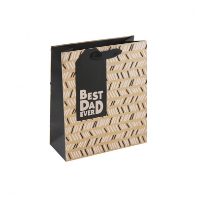 Best Dad Kraft Medium Gift Bag