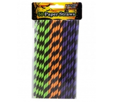 Halloween Paper Straws 50 Pack