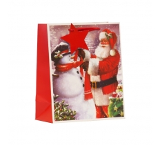 Santa & Snowman Medium Bag