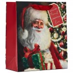 Christmas Merriest Santa Medium Bag