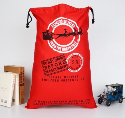 Christmas North Pole Red Santa Sack 75 x 45cm