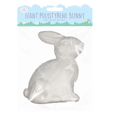 EASTER GIANT POLYSTYRENE BUNNY 14CM