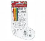 Christmas Colour Your Own Stocking