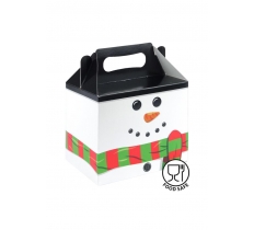 Snowman Christmas Lunch Boxes Medium