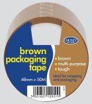 Brown Packing Tape 48Mm X 50M (6 Pack)