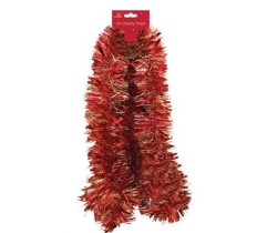 Christmas Chunky Red / Gold Tinsel 2m