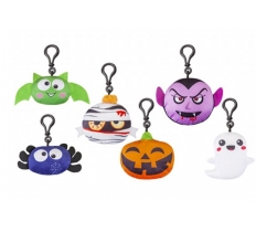 Halloween Plush Clip On 10cm ( Assorted Designs )