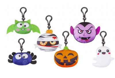 Halloween Plush Clip On 10cm ( Assorted Designs )