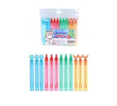 Christmas Assorted Mini 4ml Party Bubble Tubes 12 Pack