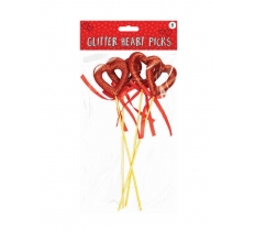 Valentine's Heart Picks 4pk