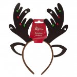 Christmas Reindeer Antler With Bells