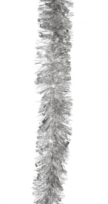 TINSEL 2m MIX CUT SILVER