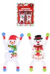 Christmas Snowman 8.5cm Wall Walkers 2 Pack