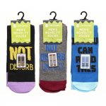 Mens Novelty Slogan Socks