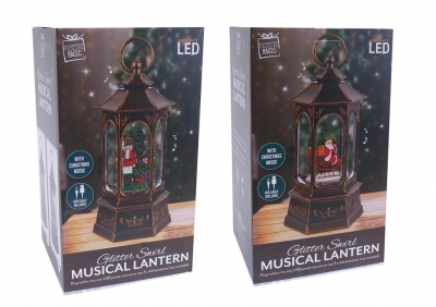 Swirl Musical Lantern USB LED ( Assorted Design )