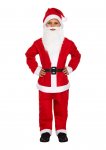 Childrens Santa Claus Costume ( Small / 4 - 6 Years )