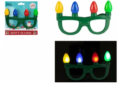 Christmas Party Glasses With Led Lights