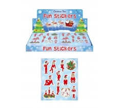 120 X Stickers Elfin Around 10 X 11.5cm 12Pcs/Card (15p)